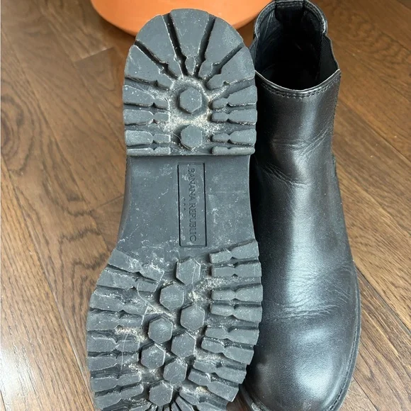 Black Leather Chelsea Boots - Picture 4 of 4